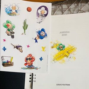 ❌❌SOLD❌❌Louis Vuitton Sticker Sheet & Box